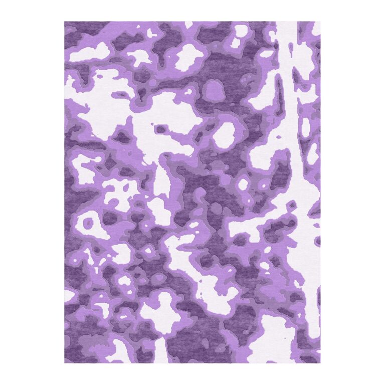tufted heather purple abstract wool rug 9x12-1