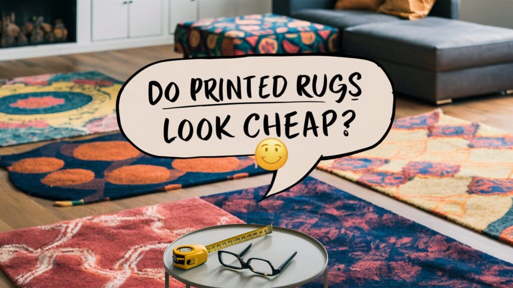 Do printed rugs look cheap