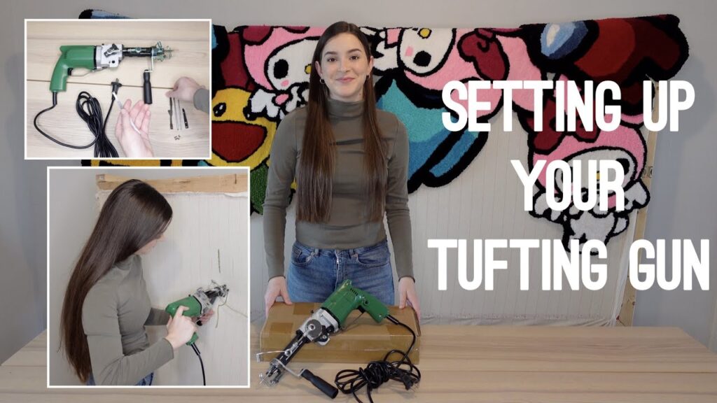 How to make a rug with a tufting gun