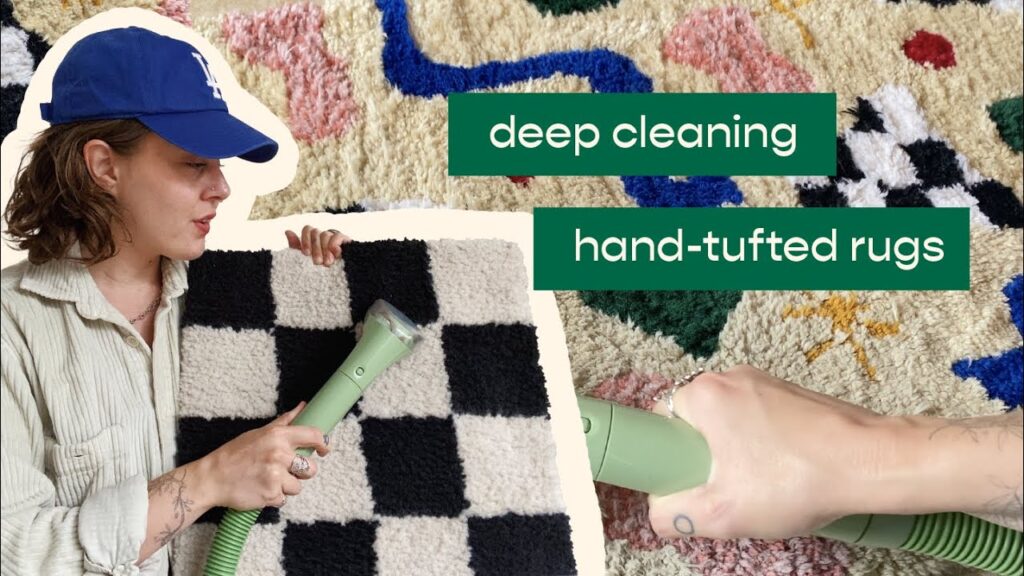 how to clean a tufted rug